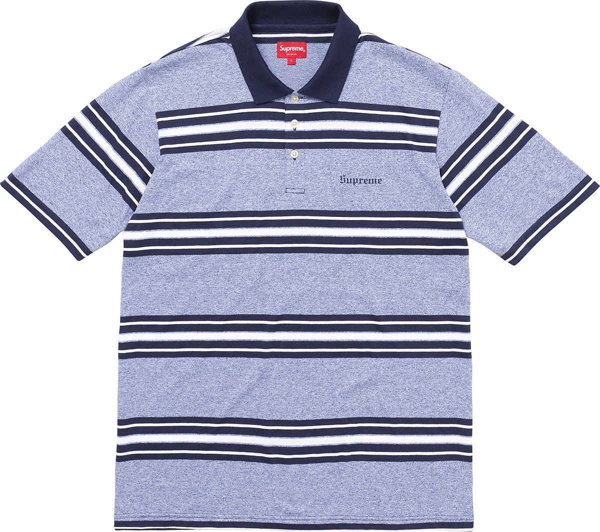 Heather Stripe Polo view 2